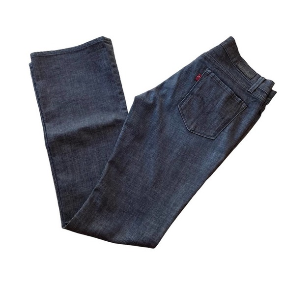 Levi’s Jeans Capital E SWANK Blue Black Size 29 Low Slim Boot Tall Y2K - Picture 9 of 12